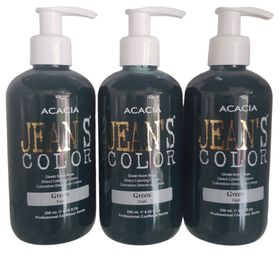 Acacia Jean's Color Amonyaksız Yeşil 3x250 ml Saç Boyası