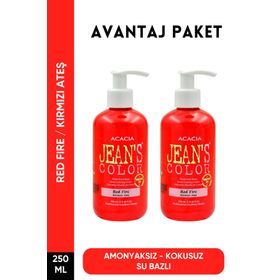 Acacia Jean's Color Ateş Kırmızı 250 ml Saç Boyası