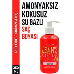 Acacia Jean's Color Ateş Kırmızı 250 ml Saç Boyası