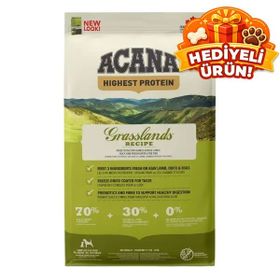 Acana 11,4 kg Grasslands Tahılsız Kuzu Etli ve Sebzeli Yetişkin Köpek Maması