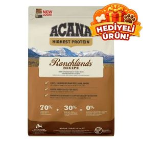 Acana 2 kg Ranchlands Tahılsız Sığır ve Kuzu Etli Yetişkin Köpek Maması