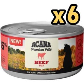 Acana 6x85 gr Premium Biftekli Ezme Kedi Konservesi