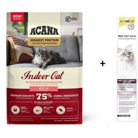 Acana Highest Protein Indoor 1.8 kg Yetişkin Kedi Maması+Gimcat Malt Soft 20 gr