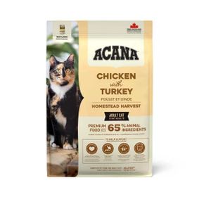 Acana Homestead Harvest Yüksek Proteinli Tavuklu ve Hindili Yetişkin 4.5 kg Kedi Maması
