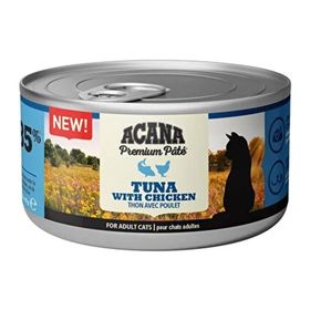 Acana Premium Pate Ton Balıklı ve Tavuklu Ezme 6x85 gr Yetişkin Kedi Konservesi