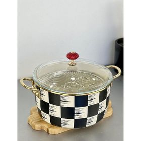 Acar 22 cm Beyaz Qualita King Emaye Kızartma Tenceresi