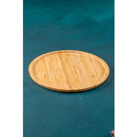 Acar 25 cm Bambu Yuvarlak Tabak