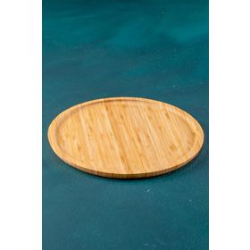 Acar 25 cm Bambu Yuvarlak Tabak
