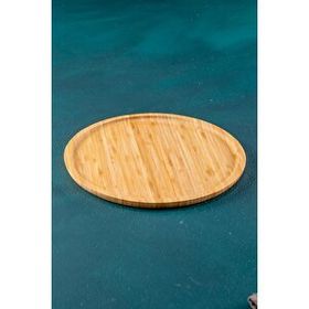 Acar 25 cm Bambu Yuvarlak Tabak