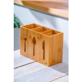 Acar 510 Bambu 23 cm Çatal Kaşık Bıçak Standı