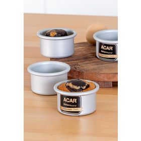 Acar 5770 Mate 6'lı 7,5 cm Yuvarlak Muffin Kek Kalıbı