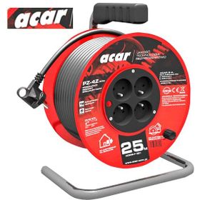 Acar 82478 25 m 3x1.5 mm Makaralı Uzatma Kablosu