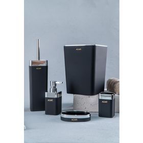 Acar AKR-05506/8 Aria Siyah 5 Parça Akrilik Banyo Seti