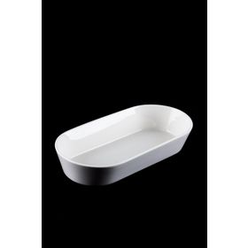 Acar Bianca Perla Porselen 32.4 cm Kayık Oval Kase