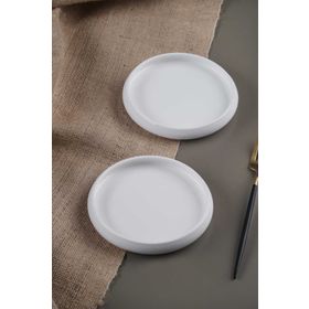 Acar Bianco Perla Porselen 14 cm Yuvarlak Tabak