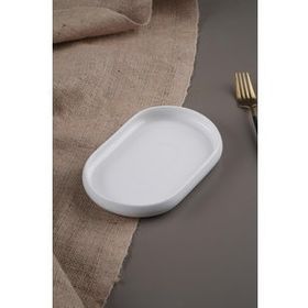 Acar Bianco Perla Porselen 20x12.5x2.5 cm 6 Adet Tabak