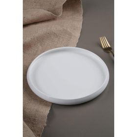 Acar Bianco Perla Porselen 23.5x2.5 cm 1 Adet Yuvarlak Tabak