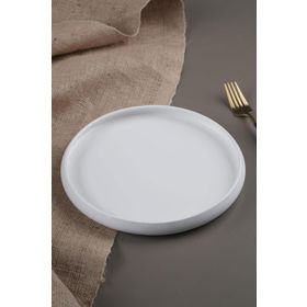 Acar Bianco Perla Porselen 23.5x2.5 cm 1 Adet Yuvarlak Tabak