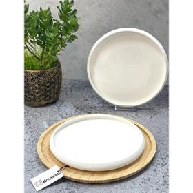 Acar Bianco Perla Porselen 23.5x2.5 cm Yuvarlak Tabak