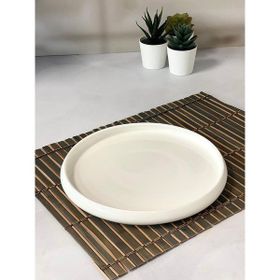 Acar Bianco Perla Porselen 23.5x2.5 cm Yuvarlak Tabak