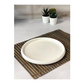 Acar Bianco Perla Porselen 23.5x2.5 cm Yuvarlak Tabak