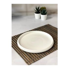 Acar Bianco Perla Porselen 23.5x2.5 cm Yuvarlak Tabak