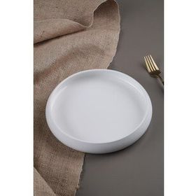 Acar Bianco Perla Porselen 24 cm Yuvarlak Tabak