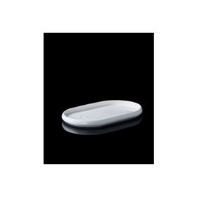 Acar Bianco Perla Porselen 26,8x16x2 cm Oval Tabak