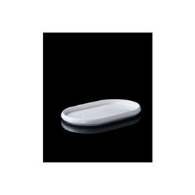 Acar Bianco Perla Porselen 26,8x16x2 cm Oval Tabak