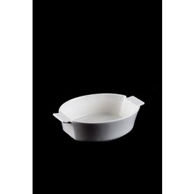 Acar Bianco Perla Porselen Kayık 17.6 CM Mini Fırın Kabı