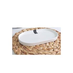 Acar Bone Oval Porselen 26x15 cm 6'lı Kayık Tabak