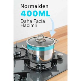Acar Deep Plus Karat 20 cm Gümüş Derin Tencere