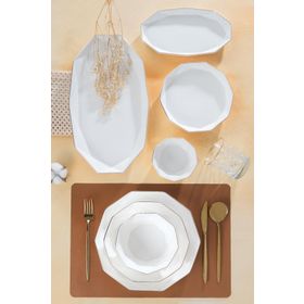 Acar Diamond Collection 6 Kişilik 34 Parça Yemek Takımı
