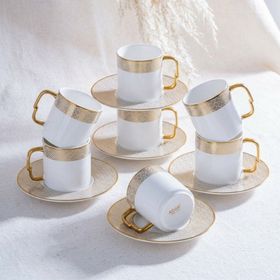 Acar Doreen 6 Kişilik 90 ml Kahve Fincan Takımı