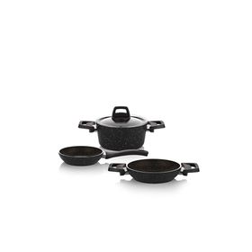 Acar Easy Cook 4 Parça Granit Tencere Seti