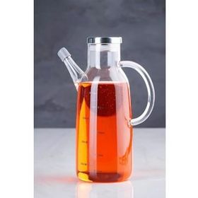 Acar Evie Metal Kapaklı 750 ml Cam Yağdanlık