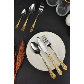 Acar Haven Gold 72 Parça Çelik Çatal Kaşık Bıçak Seti