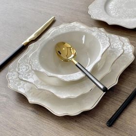 Acar Jasper Bone 24 Parça Yemek Takımı