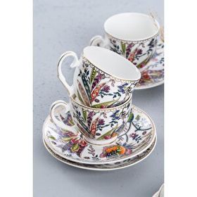 Acar Kaira 2 Kişilik 90 ml Çok Renkli Kahve Fincanı Takımı