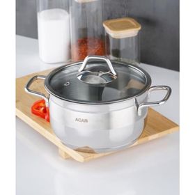 Acar Karat 16 cm Midi Derin Çelik Sos Tencere