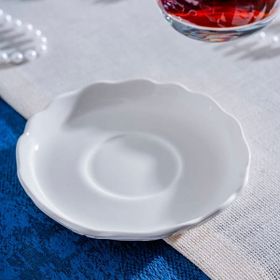 Acar King Kırık Beyaz 13 cm Çay Tabağı