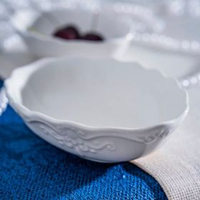 Acar King Kırık Beyaz 13 cm Oval Tabak