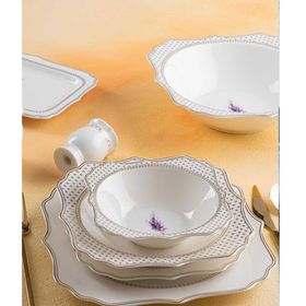 Acar Love Garden Beyaz 6 Kişilik 29 Parça Porselen Yemek Takımı