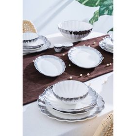 Acar Marlene 6 Kişilik 29 Parça Silver Yemek Takımı