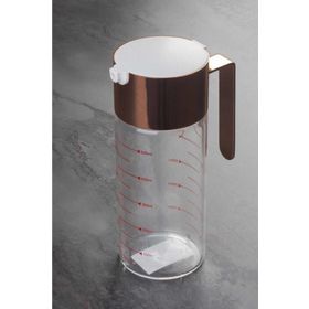 Acar Matrica Metal Kapaklı 500 ml Ölçekli Cam Sürahi