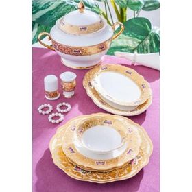 Acar MGL-06868/1 Josephine 12 Kişilik 60 Parça Porselen Yemek Takımı