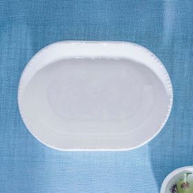 Acar Milano Kırık Beyaz 16 cm Oval Tabak