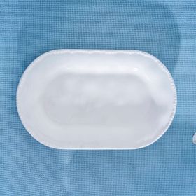 Acar Milano Kırık Beyaz 25 cm Kayık Tabak