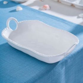 Acar Milano Kırık Beyaz 27 cm Sunum Tabağı