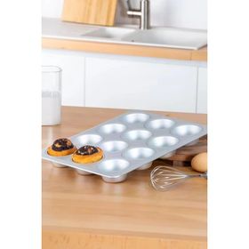 Acar MOON-05774 Mate Alüminyum Muffin Kek Kalıbı